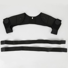 Double Shoulder Support Brace Torn Rotator Cuff Compression Sleeve Pain Relief