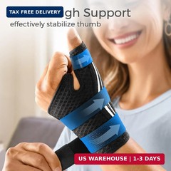 FREETOO Thumb Brace Support Right Hand or Left Hand for Arthritis Pain and Suppo