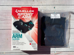 Mueller Sport Care Arm Sleeve Black Size MD 72022 Support Level Maximum