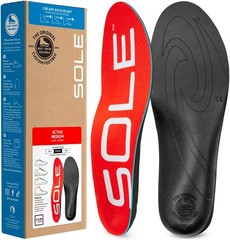 SOLE Active Medium Insoles –Orthotic Arch Support Inserts, Size: Mens 6/Womens 8