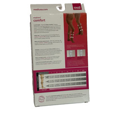 New Mediven Comfort Compression Panty Hose Stocking Natural III 15-20 Closed Toe