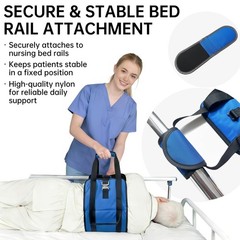 Transfer Sling with Metal Buckle, 6 Reinforced Straps, Lift Aid for Elderly & Di