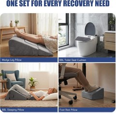 Multi-Configuration BBL Pillow for Comfort & Support After Brazilian Butt Lift