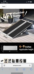 Wheels Bi-Fold Aluminum Wheelchair Ramp High Traction Portable 48×28 in