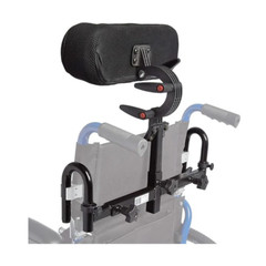 Blue lightweight manual wheelchair „Ziggo Headrest“, 14 inc.