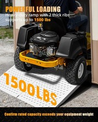 VNN 36″ x 48″ Shed Ramp 1500LB Capacity Anti-Slip Punch Plate Ramp for ATV (2PC)