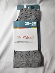 Therafirm Core-Spun Gradient Compression Socks Knee High Medium 20-30mmhg