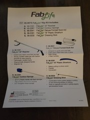 FabLife Hip Kit Daily Living Aids for Mobility, Hip Replacement Recovery, Knee