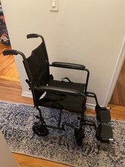 WHEELCHAIR- collapsible, used once (DRIVE Medical) safety