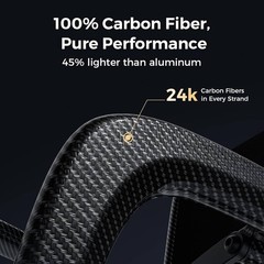 22LB Carbon Fiber Electric Wheelchair Adults 400W Foldable Range 14/28 Miles