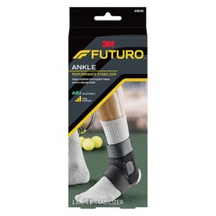 3M Black Ankle Stabilizer One Size Hook and Loop Strap for the Foot
