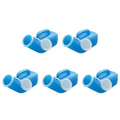1-5pcs Portable Male Urinal 1200ml Leak-proof with Lid and Handle Reusable.