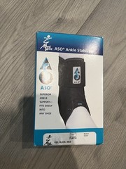 Med Spec 264014 Medium Size ASO Ankle Stabilizer – Black
