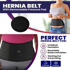 Umbilical Hernia Belt for Men and Women Compression Abdominal Support Binder