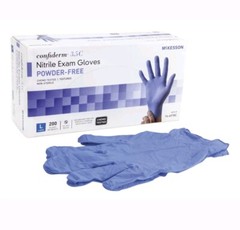 McKesson 14-6978C TACTILE TOUCH Powder Free Nitrile Exam Glove-2000/CS Large