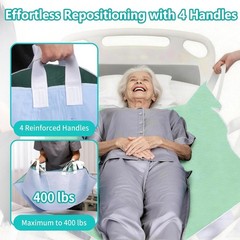 Reusable Positioning Bed Pads for Elderly Adults with 4 Handles 34”x36” -Abso…