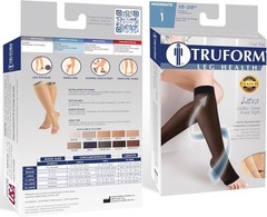 Open Toe Sheer Compression Stockings 15-20 mmHg – Comfortable & Fashionable
