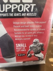 Dr Gameday Knee Support Size SMALL Reggie Bush Left/Right No Slip Sports Brace