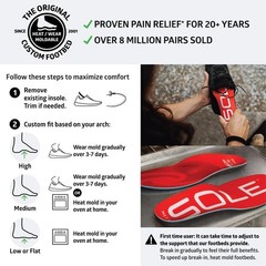 SOLE Active Medium Insoles w/ Met Pad | Arch Support for Metatarsalgia Relief