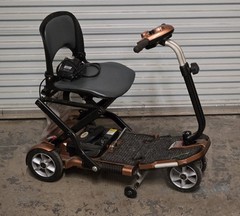 TranSport Manual Folding Electric Mobility Scooter „For Parts Repair“ W/Charger