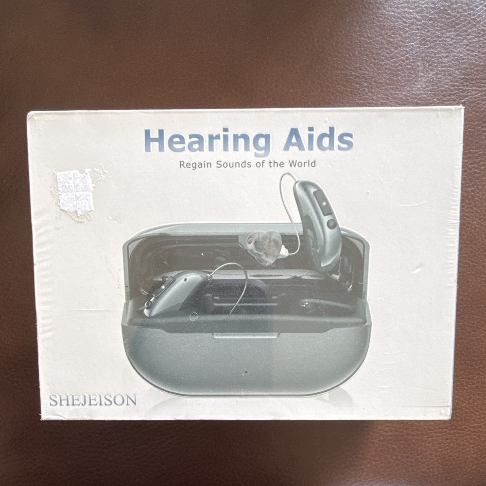 SHEJEISON UFO8 Behind the Ear BTE Hearing Aid Gray FCC CE RoHS Certified