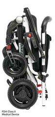 Pride Mobility Jazzy Carbon ULTRA Lightweight Folding Powerchair in White Color