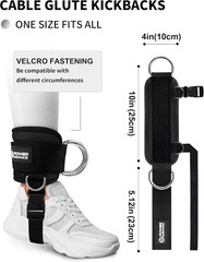 Ankle Strap for Cable Machine Professional Kickback Ankle Strap for Glute Workou