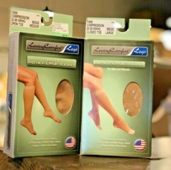 Knee High Graduated Compression Stockings 20-30 & 30-40 mmHg Closed & Open Toe