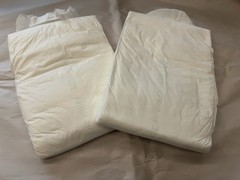 BetterDry Day M7 Adult Diapers with Plastic Backing, Size Medium, 2 Pack Sample