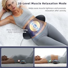 4-in-1 Electric Lumbar Traction Device – Adjustable Back Massager for Pain Relie