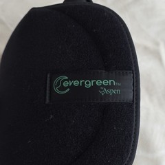 Evergreen by Aspen Orthopedic Ergonomic Back Support Seat/Posture Cushion Black
