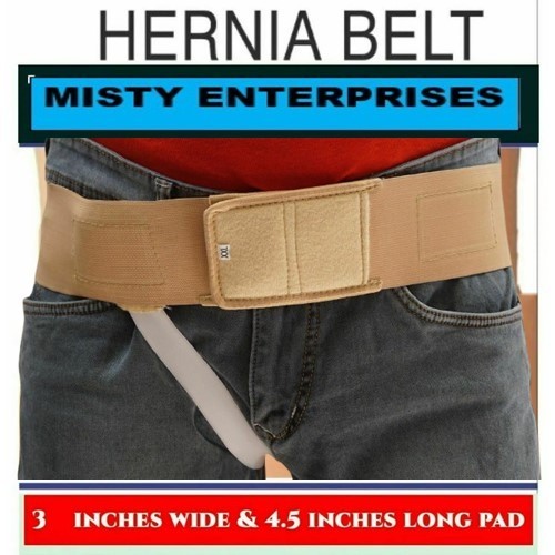 Inguinal Hernia Groin Support Belt Adjustable Elastic Left Side