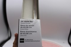 Delta 24″ ASSIST BAR Polished Chrome Up to 300 lbs. Qty 1 shiny silver