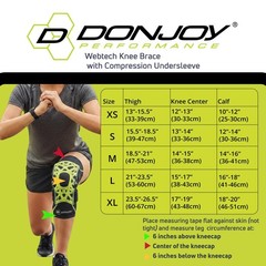 WEBTECH Knee Support Brace with Compression Undersleeve