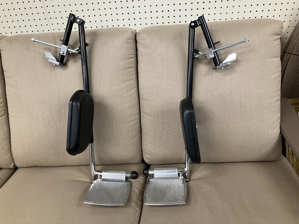ELEVATING LEGRESTS FOR MERITS OR HOVEROUND POWER WHEELCHAIR 3 1/2 SPACING