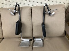 ELEVATING LEGRESTS FOR MERITS OR HOVEROUND POWER WHEELCHAIR 3 1/2 SPACING