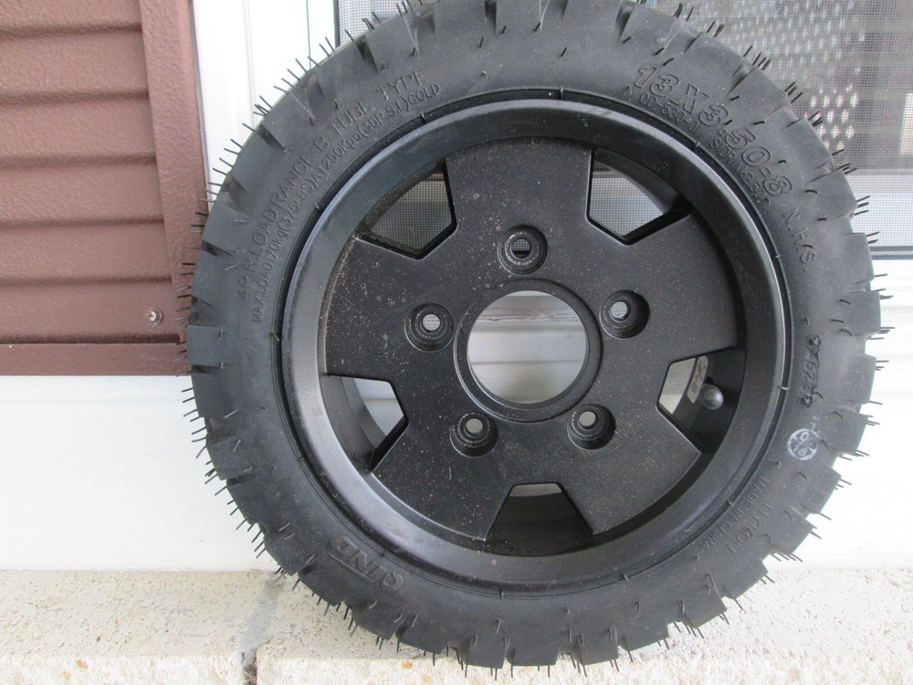 13″ X 3.50-8 Pneumatic Wheel 5 Bolt Black on Black for Pride Pursuit 2 # 5237