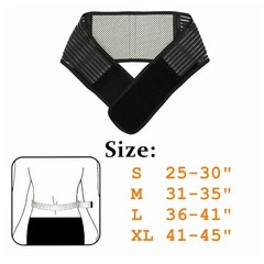 Adjustable Neoprene Double Pull Lumbar Support Lower Back Belt Brace Pain Relief