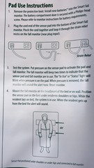 Smart Caregiver Alert Exit Alert Weight Sensing Bed Pad 10×30 Used Once Read