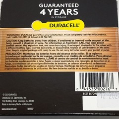 Duracell Size 10 Hearing Aid Batteries Zinc Air 1.45V 16-Pack Long-Lasting Power