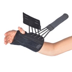 Titan Wrist Single-Pull Lace Closure / Hook and Loop Strap Closure Wrist Brace