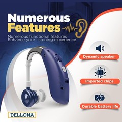 High-Performance Hearing Aids for Seniors, OTC Rechargeable Hearing Aid for Peop