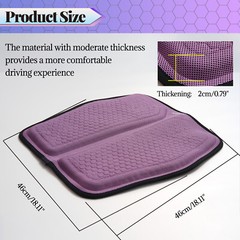 Gel Seat Cushion Non Slip Honeycomb Breathable Cushion.for Car Office Chair Home