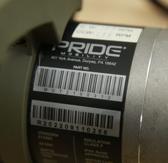 TESTED Motors for Pride Jazzy EVO 613 / Li Power Chair MOT2100312 MOT2100310