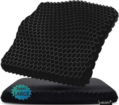 Double Thick Gel Seat Cushion for Tailbone & Sciatica Pain Relief Chair