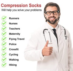 Compression Socks Hose Good Leg Support Stockings Leg Support Orthopedic Sport