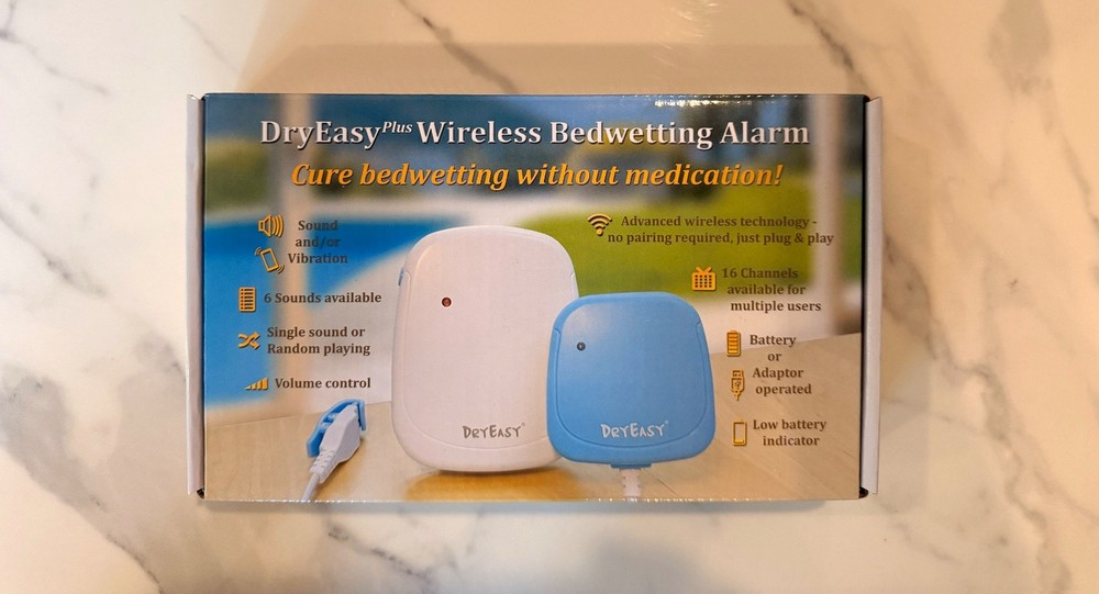 DryEasy Plus Wireless Bedwetting Alarm, New In Box