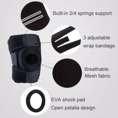 Adjustable Hinged Knee Brace Patella Compression Support Pain Relief Neoprene
