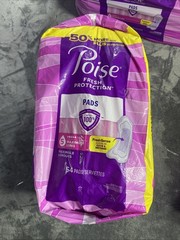 Poise Fresh Protection Pads Size 5 Maximum Long 64 Count Incontinence NEW