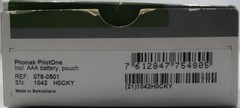 Phonak PilotOne Hearing Aid Remote Control Silver Black w/ Case | IN BOX